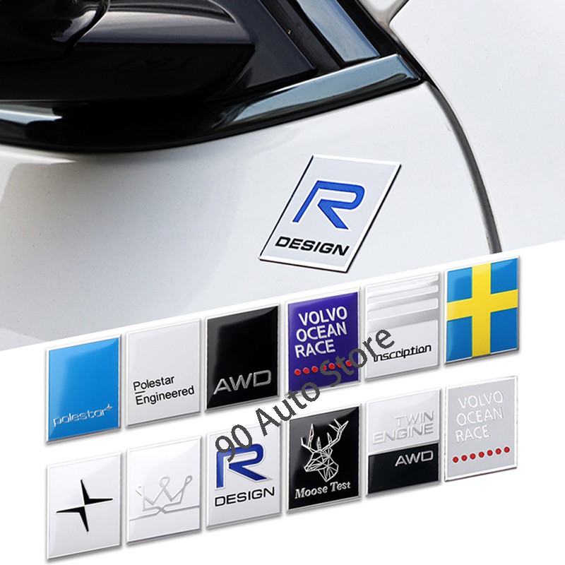 Modified Polestar Volvo Ocean Race R Design Metal Car Body Nameplate ...
