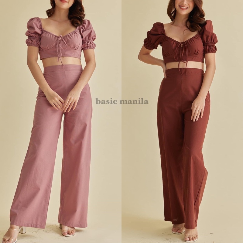 Lydia Linen Coordinates by Basic Manila | Shopee Philippines