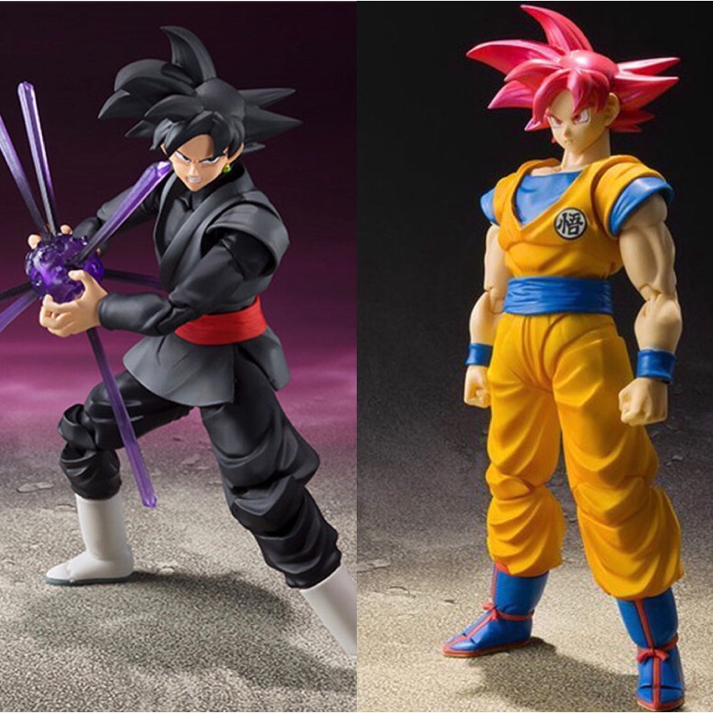 Dragon Ball Goku Anime Action Figures Shf Black Goku Saiya Model toy Shopee Philippines
