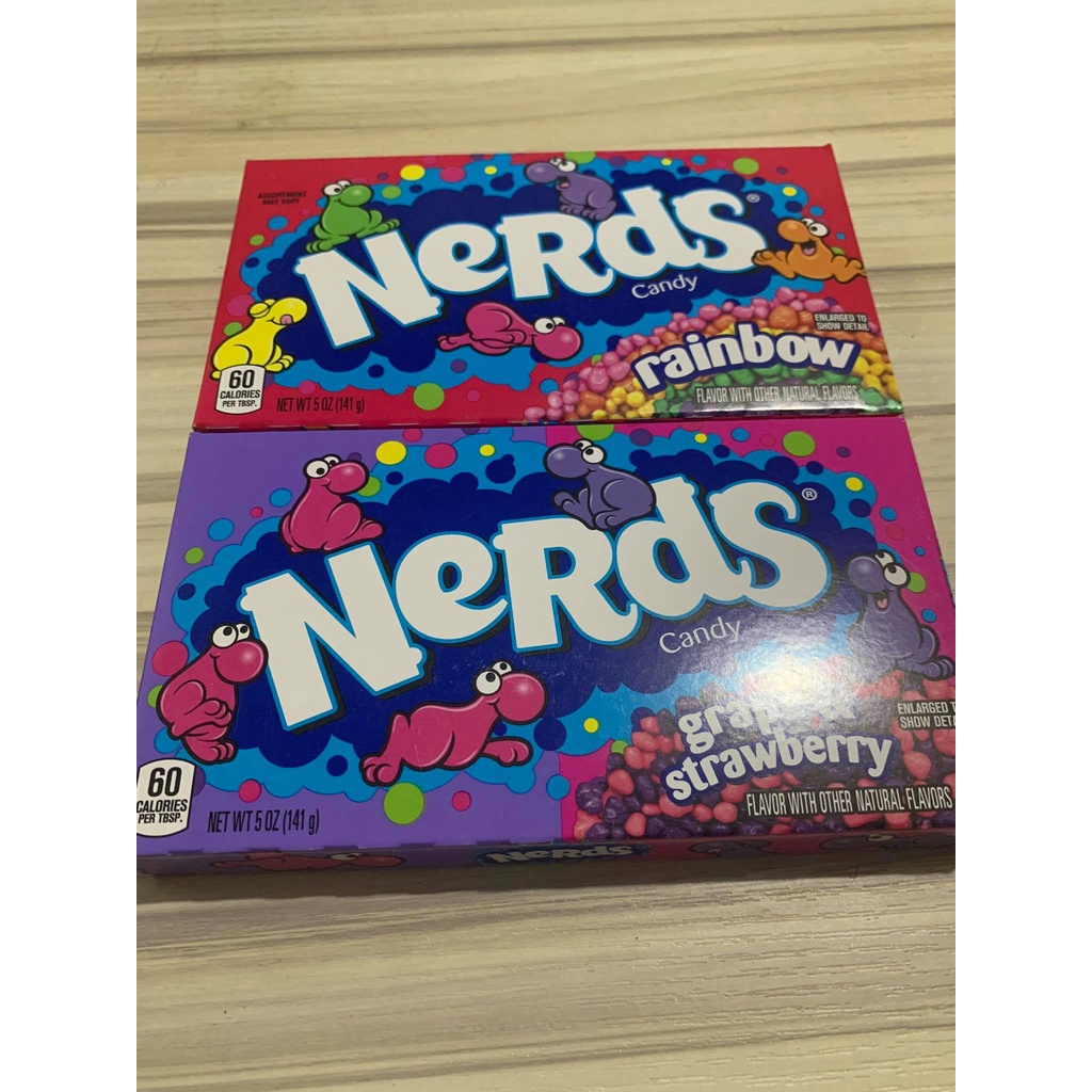 Wonka Rainbow Nerds Candy 141.7g | Nerds Candy Grape & Strawberry ...