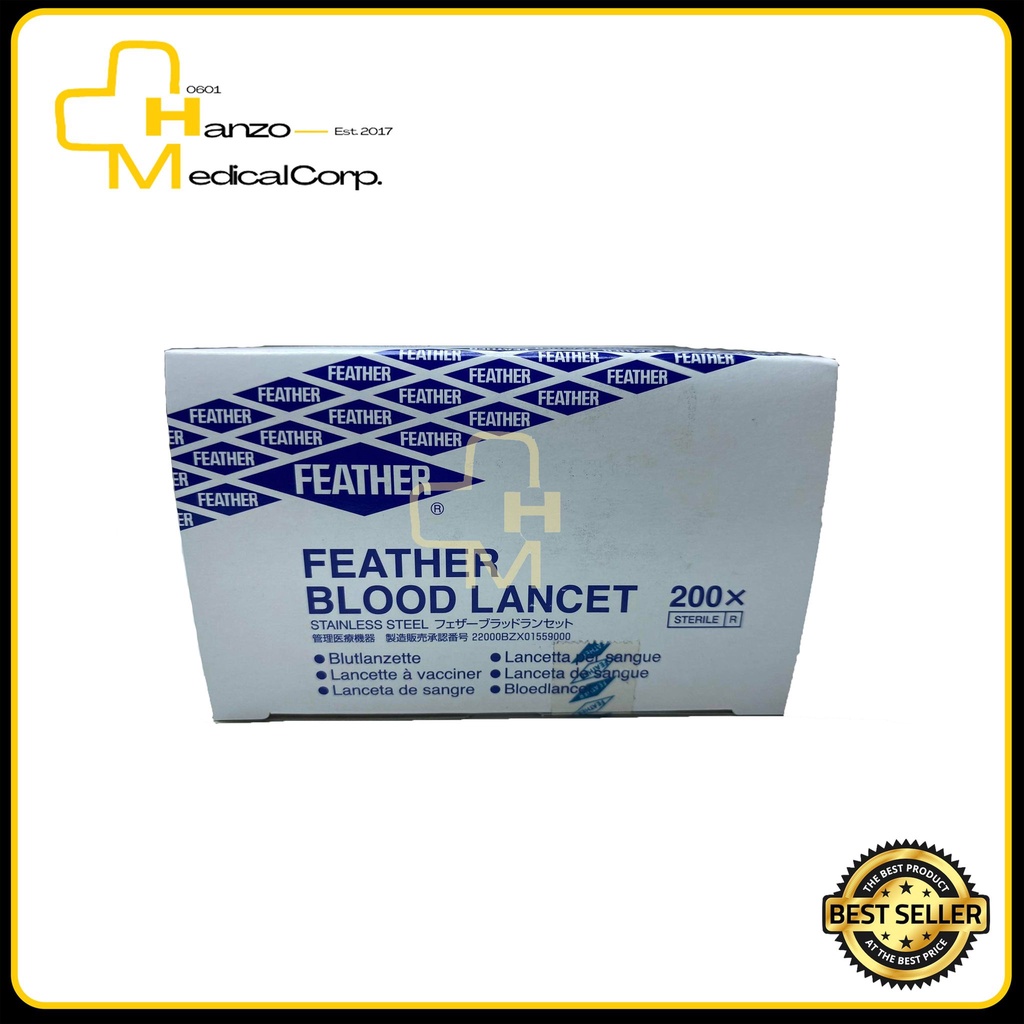 FEATHER LANCET (200'S/BOX) Shopee Philippines