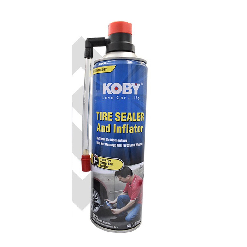 Koby Tire sealer and inflator (600mL) | Shopee Philippines