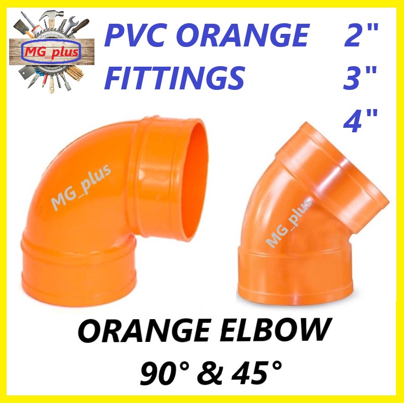 PVC Orange Fittings Elbow 2