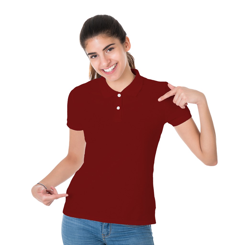 Polo shirt hotsell maroon plain