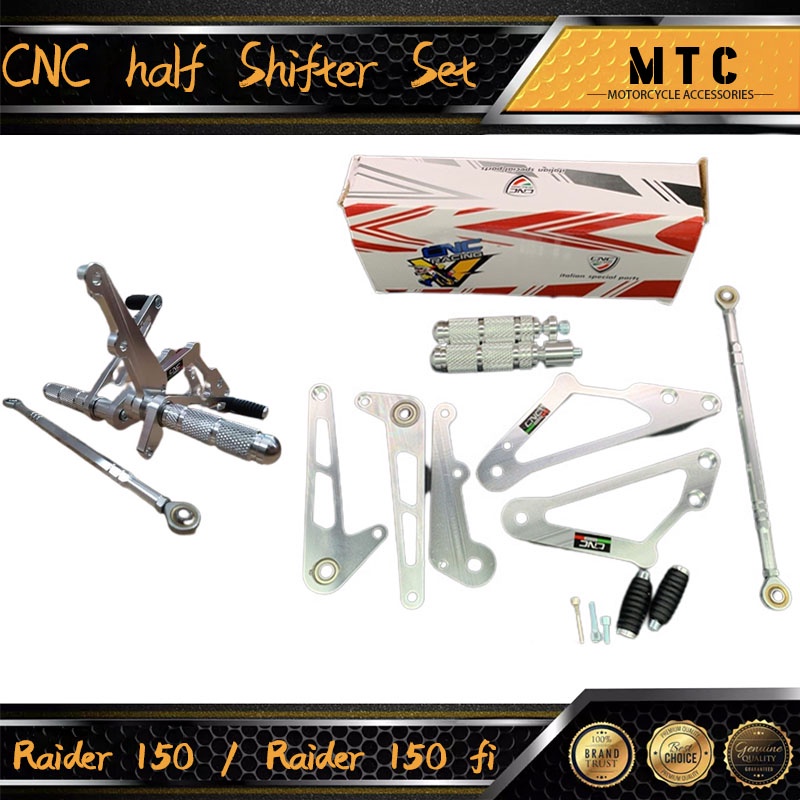 CNC Half Shifter Half Set Raider150 | Shopee Philippines