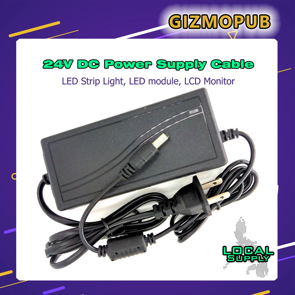 Alimentatore AC-DC 24V – 1A/2A/3A/5A/6A/8A, Trasformatore Per Strisce LED, Interno/esterno - Foto 2