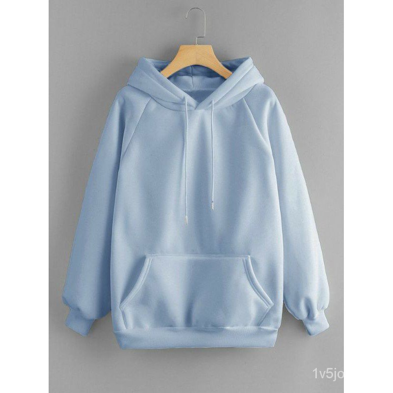 Plain baby blue on sale hoodie