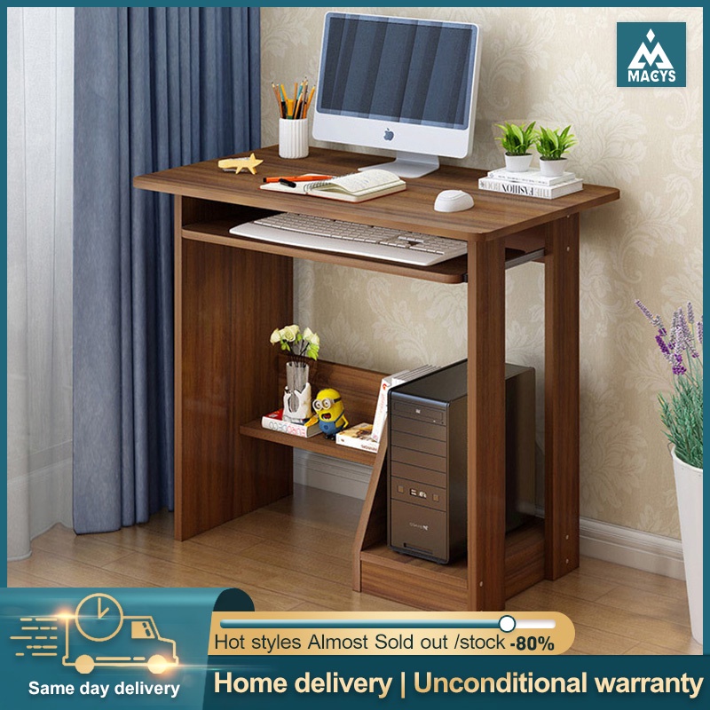 Macy Walnut color desktop computer desk, home study desk, writing desk