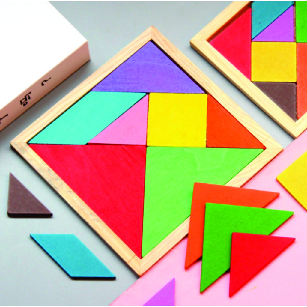 Educational Early Learning Tangram Wooden Puzzle | Shopee Philippines