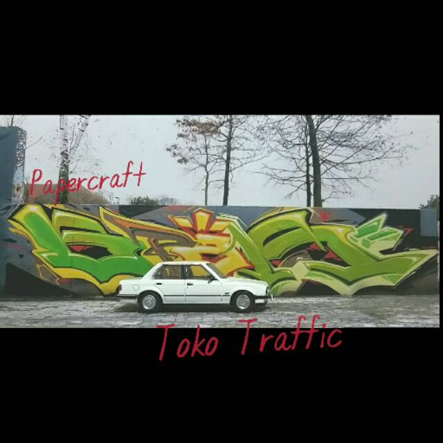Code B Diorama papercraft Graffiti 1/64 scale Diorama Photography hot ...