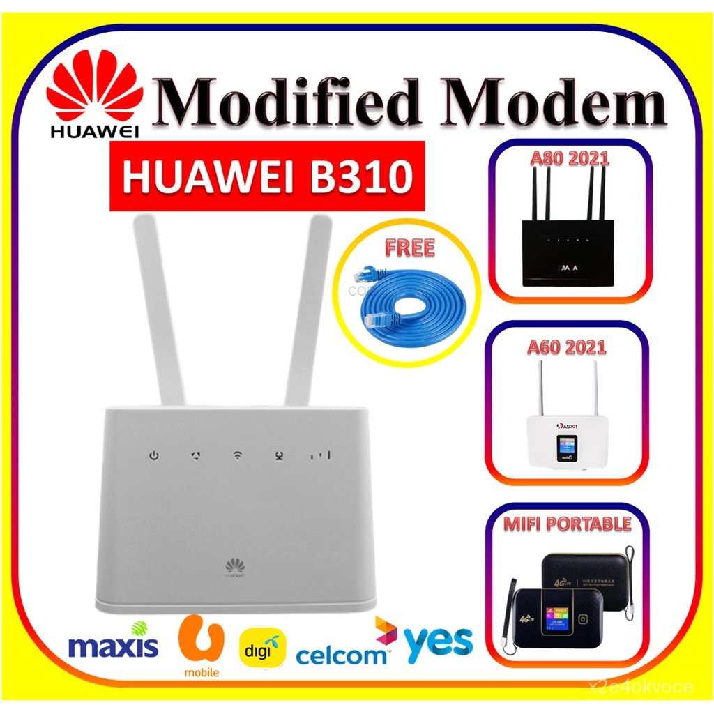 Modem Modified Huawei B310 B310852 A80 A60 A8+ CP101 RS980 LT280