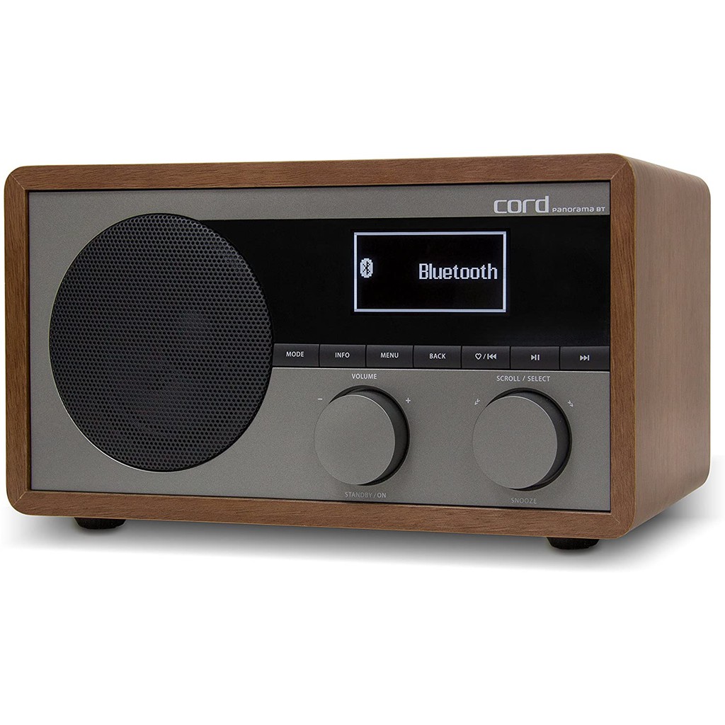 Cord Panorama BT Desktop Radio with Bluetooth, WiFi, Dab+/FM