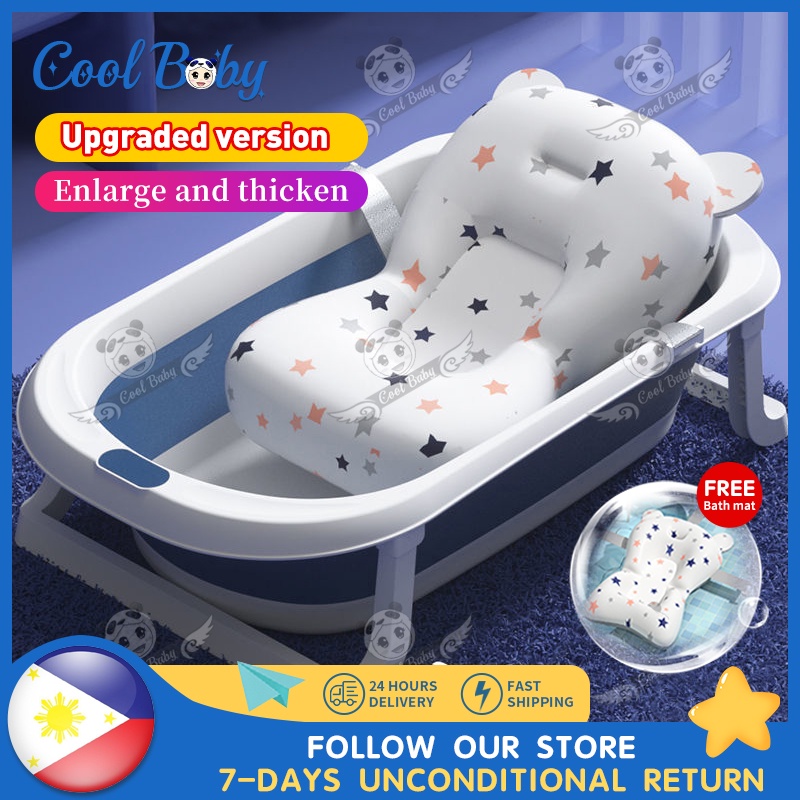 Baby Bath tub Newborn Foldable Bathtub Kids Large Size Bath Tub With