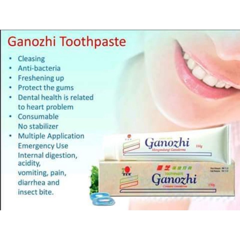 DXN GANOZHI TOOTHPASTE 150 grams | Shopee Philippines