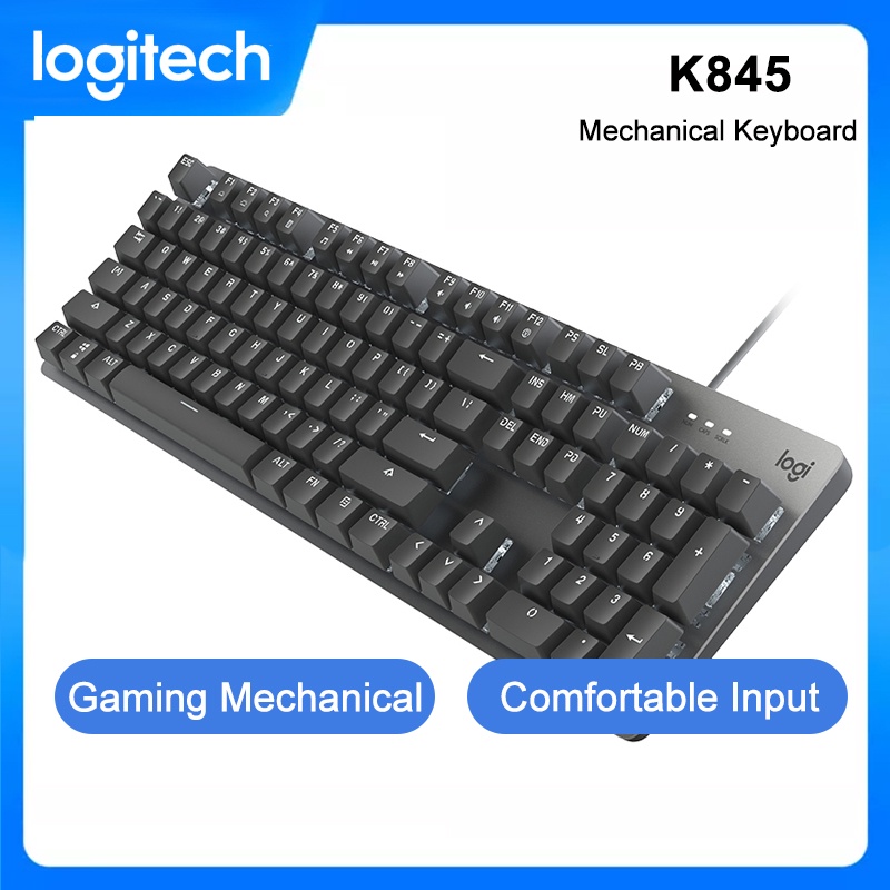 In Stock&COD Logitech K845 Wired Keyboards 104 Keys USB Wired