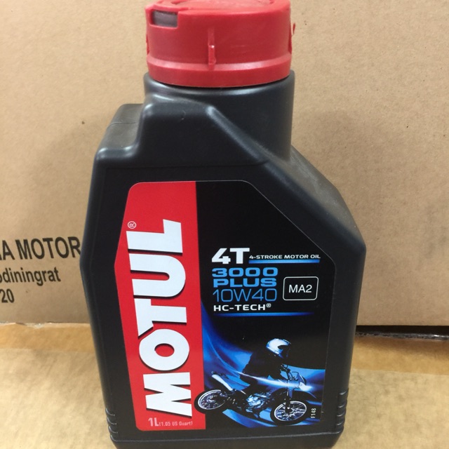 Engine Oil MOTUL 3000 PLUS semi-synthetic 4T 10W40 1L -  -  motorcycle store