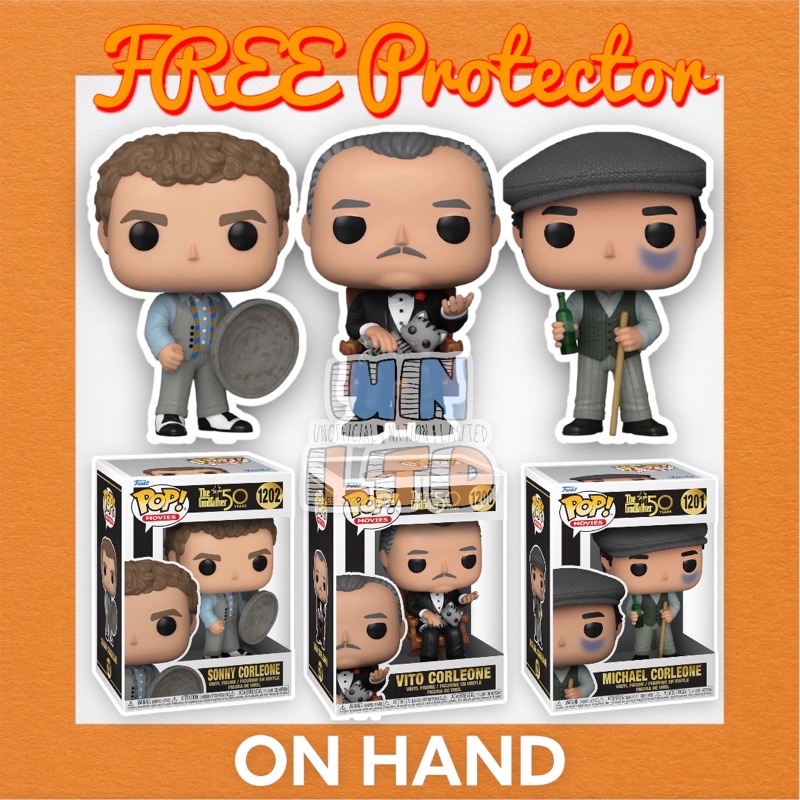 The Godfather 50th Anniversary Funko Pop Set (Original & ON HAND ...