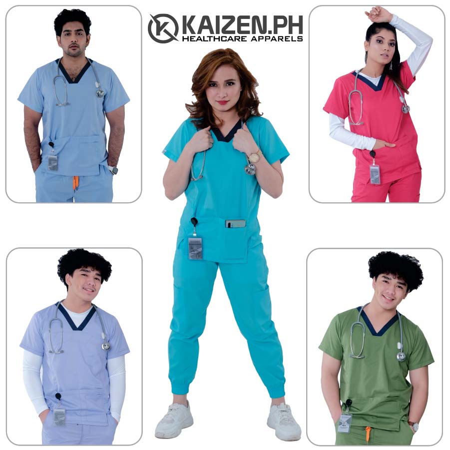 KAIZEN.PH 1st Gen Scrub Suit KSS25 Pastel Color Edition Kangaroo