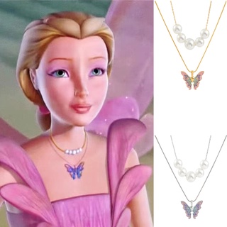 Barbie fairytopia on sale butterfly necklace