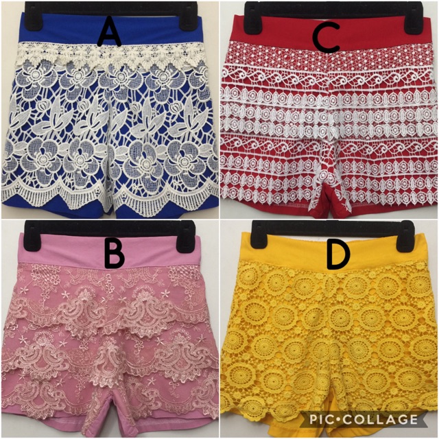 Lace on sale shorts philippines