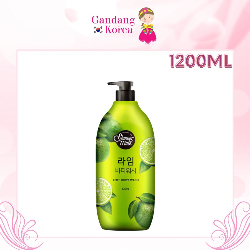 Aekyung Shower Mate Body Wash Peach Lime Citron Flower Korea Shopee