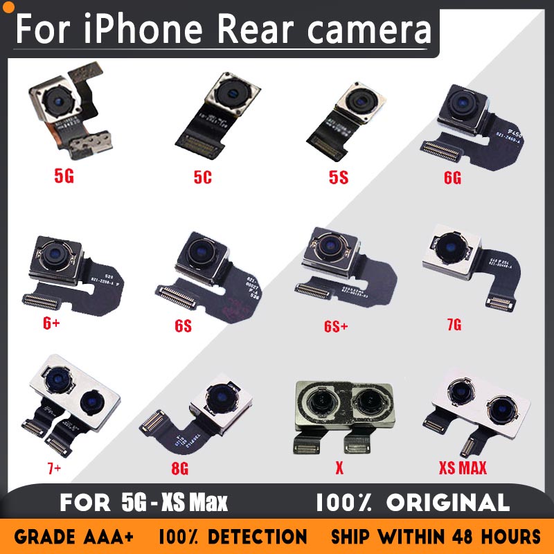 plus iphone camera focus Rear Camera For iPhone X XR XS Plus XS MAX series replacement