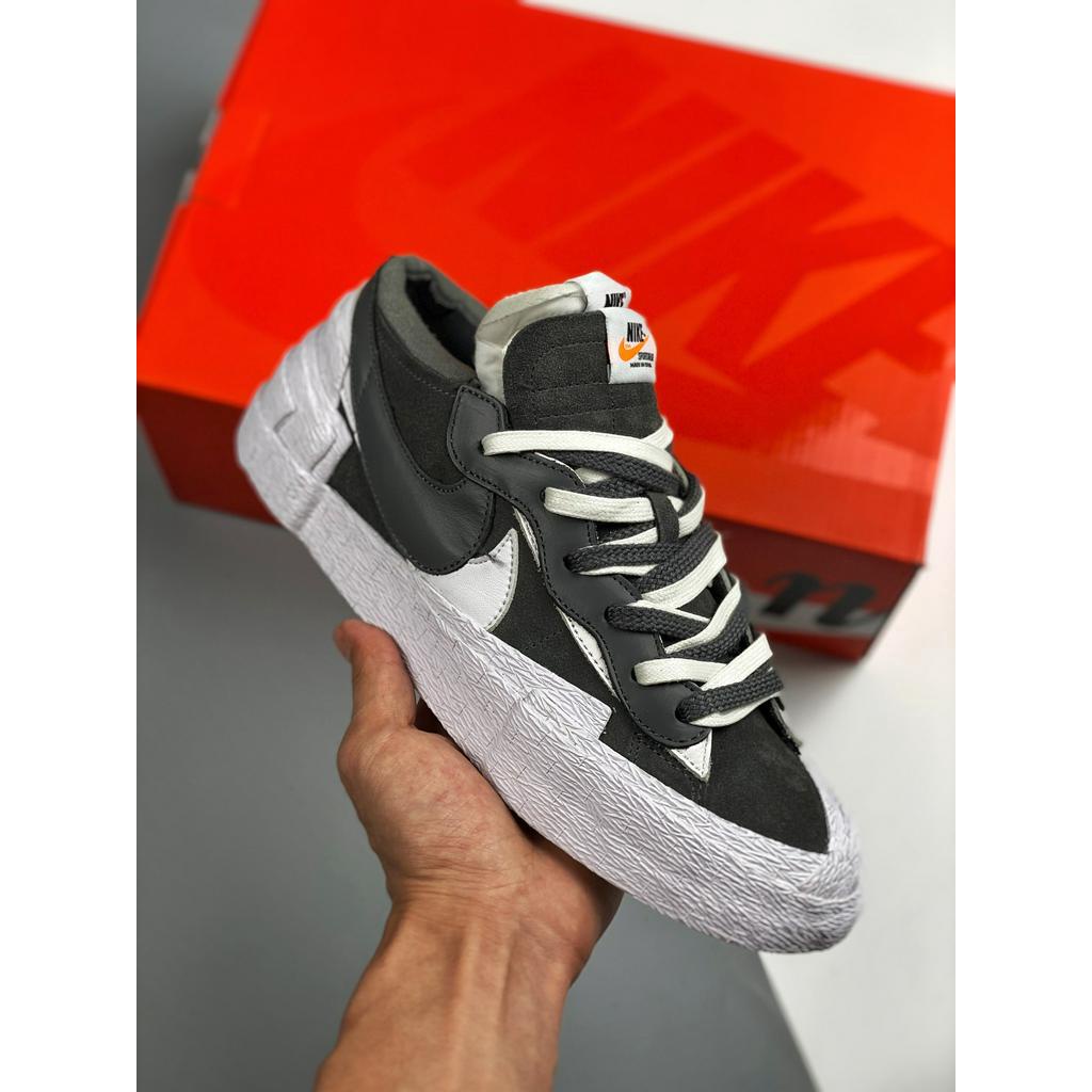 Sacai x nike hot sale blazer grey