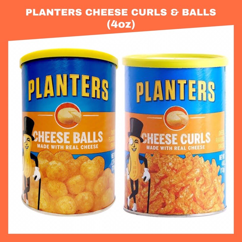 (Imported) Planters Cheese Curls 4oz and Balls 2.7oz Shopee Philippines
