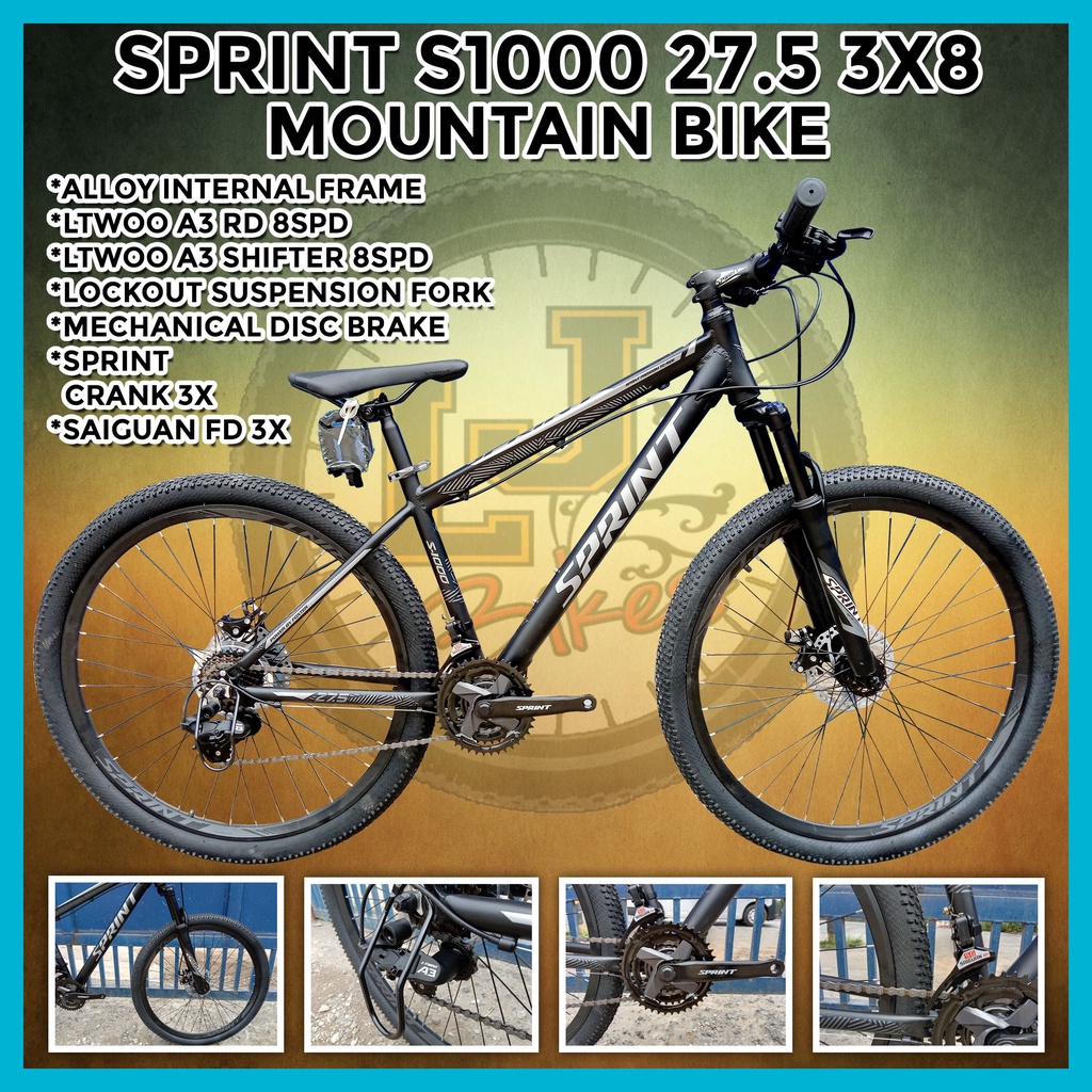 Foxter mountain bike 27.5 sales specs