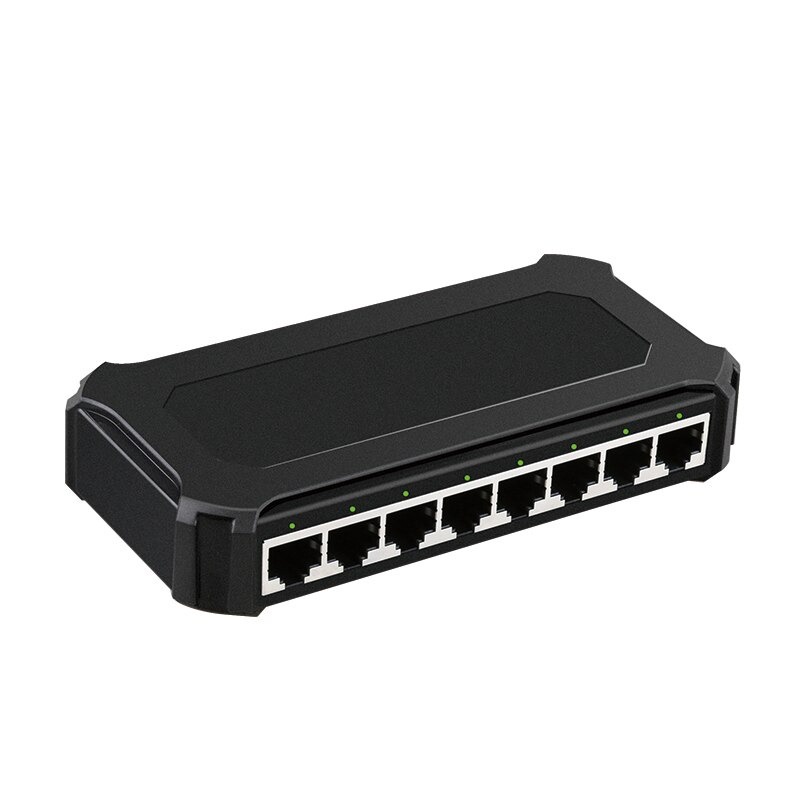 8-Port Gigabit Ethernet Unmanaged Switch Home Network Hub Office ...