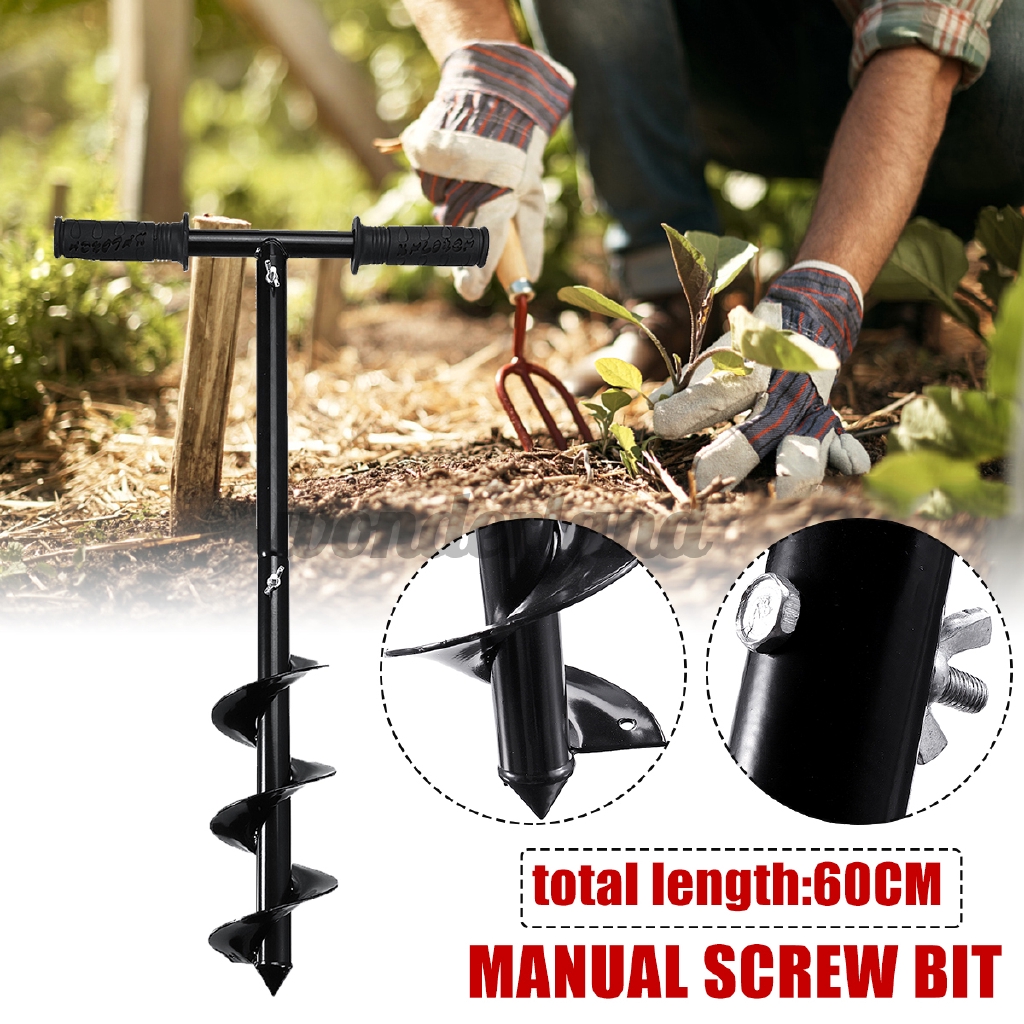 Manual deals soil digger