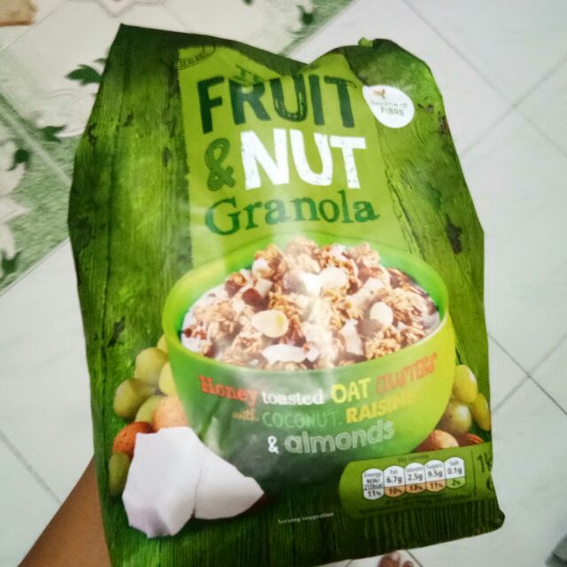 Tesco Fruit and Nut Granola 1Kg Shopee Philippines