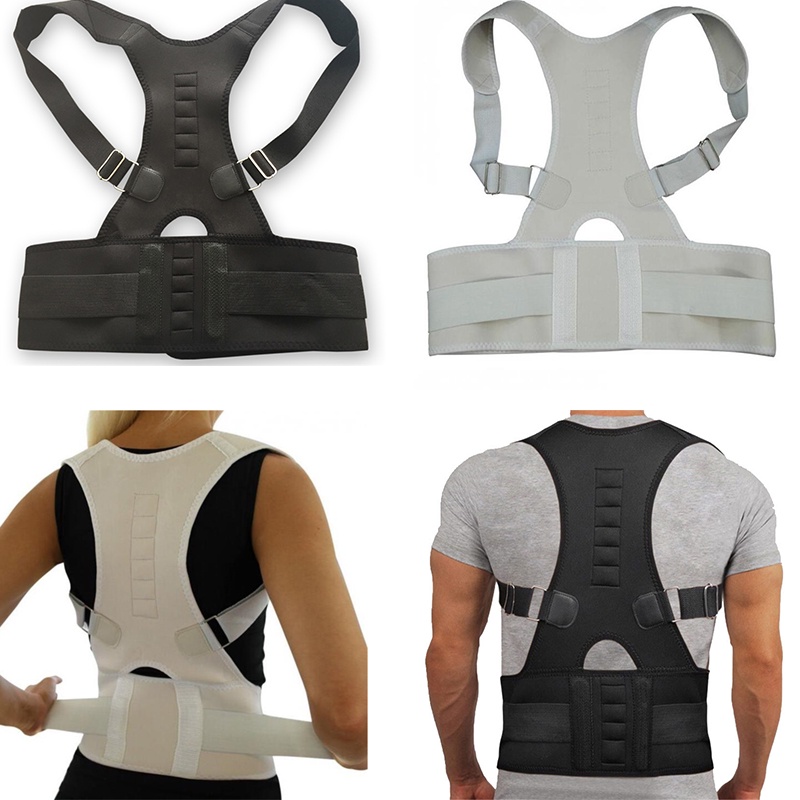 Corrector Back Straight Brace Belt Magnetic Posture Corrective Therapy ...