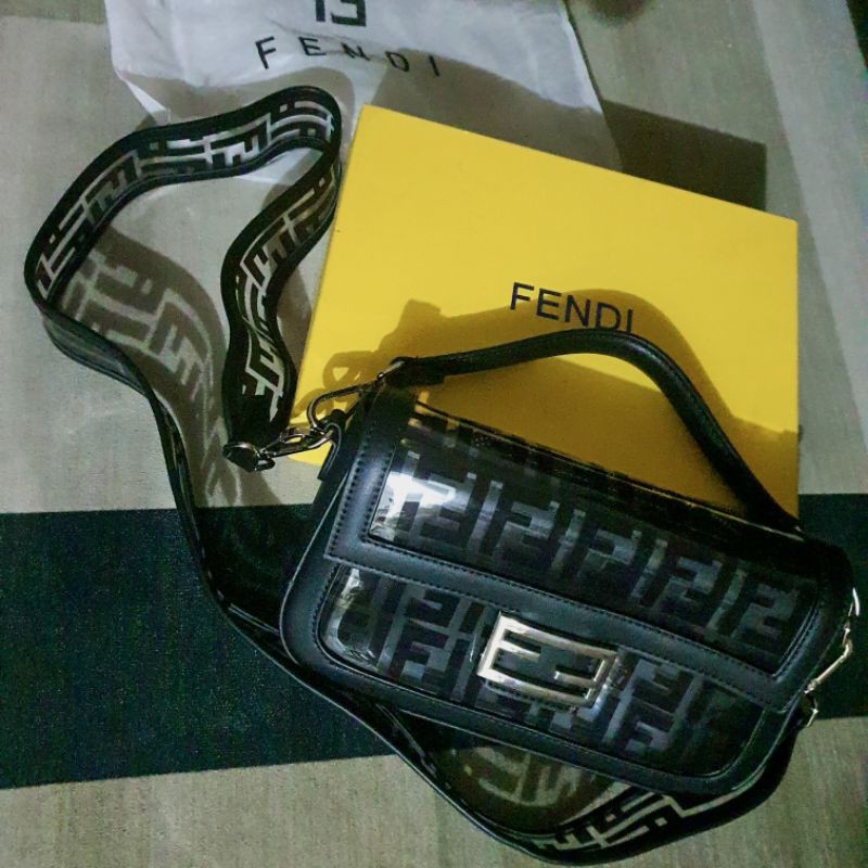 Fendi best sale transparent bag