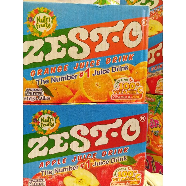 Zesto Juice Drink 1box 200ml drinks ZestO Shopee Philippines