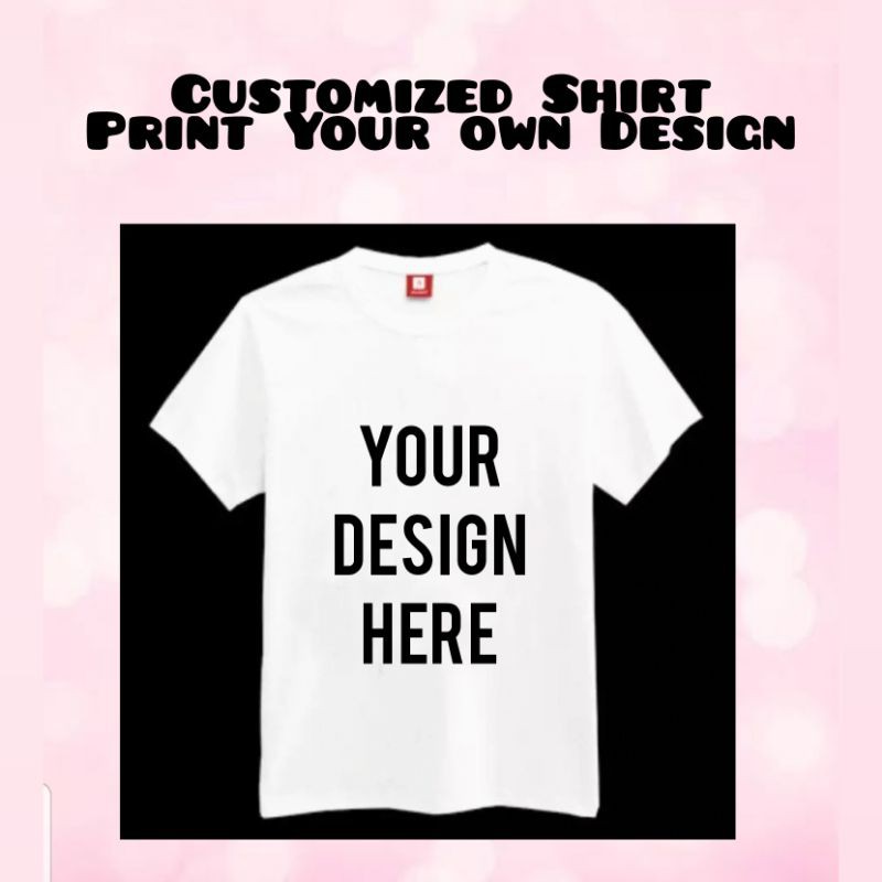 CUSTOMIZE SUBLIMATION SHIRT/MAKE YOUR OWN DESIGN | Shopee Philippines