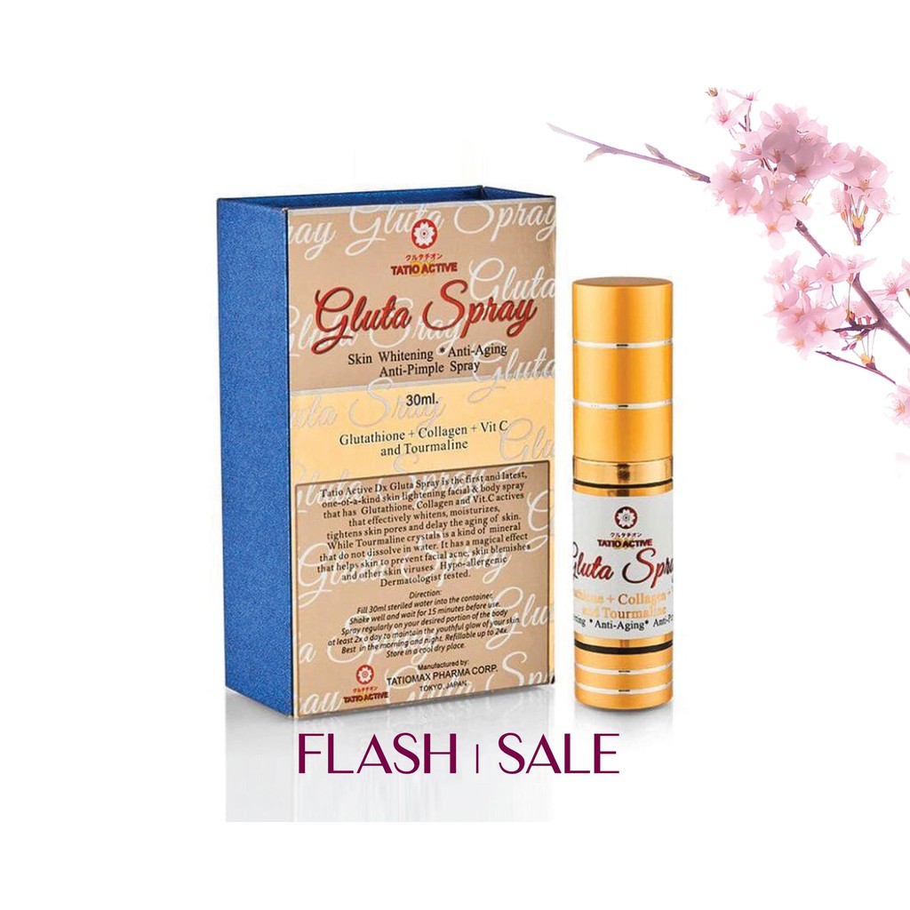what is gsh glutathione Tatio Active Gold Glutathione 1850mg Whitening Capsules main image 1