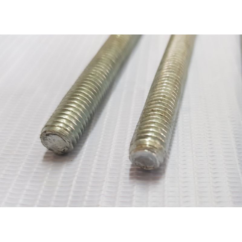 G.I. Full Threaded Rod 3/8" x 1/2 Meter or 1 Meter Long Galvanized Iron