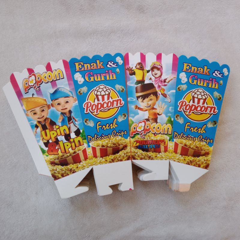POPCORN PAPER / POPCORN BOX / POPCORN CONTAINER / POPCORN HOLDER ...