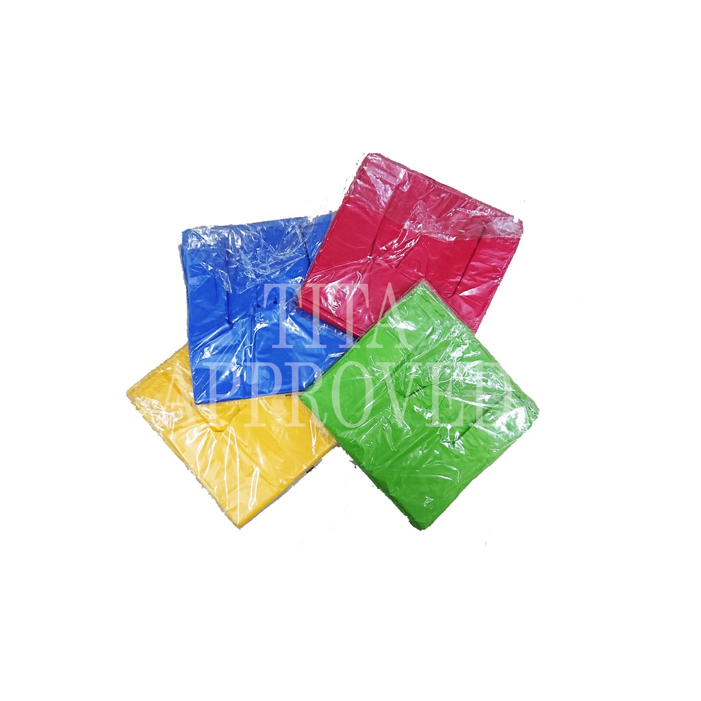 Mr Divisoria Colored Plastic Trash Laundry Sando Bag approx 90 pcs per pack in Random Colors