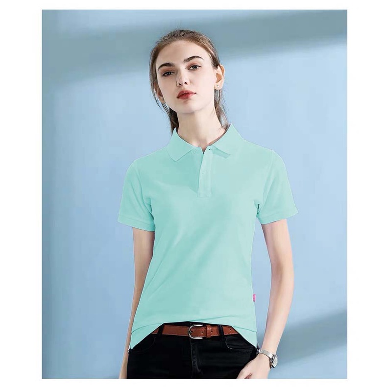 Blue Corner Ladies Polo Shirt Plain Comfort Wear Mint Green | Shopee ...