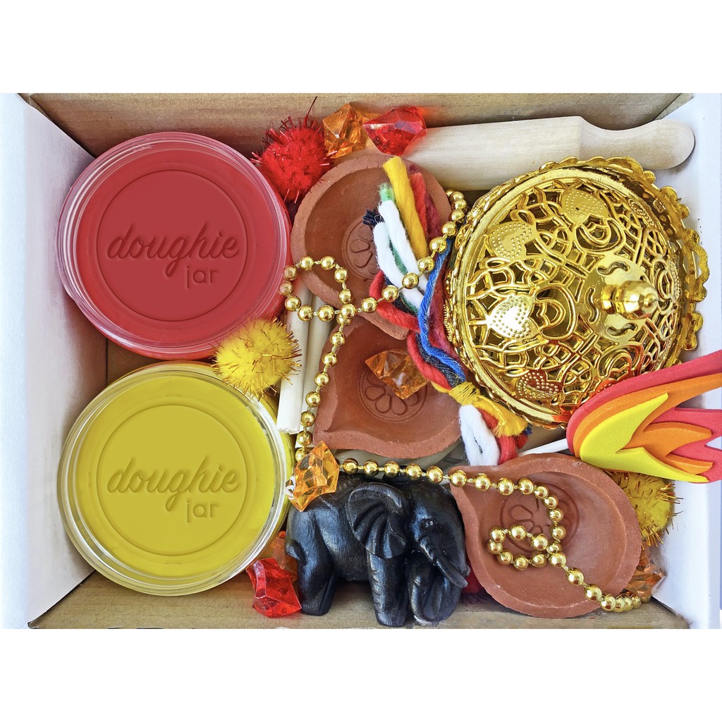 deepavali diwali play dough Mini Kit Set Montessori Educational
