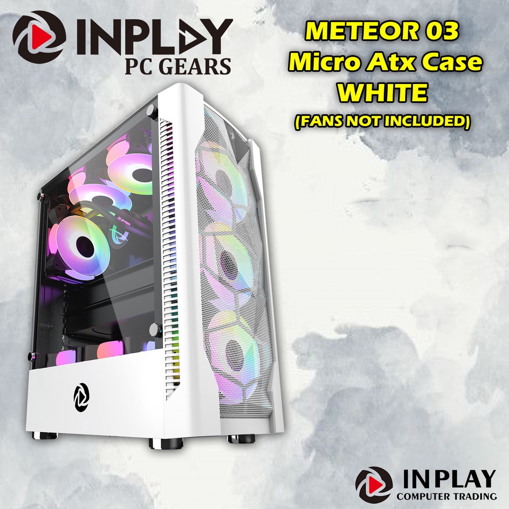 Inplay Meteor 03 Matx Gaming Case Desktop Tempered Glass Computer Case