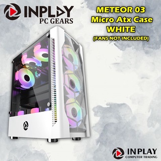 InPlay Meteor 03 MATX Gaming Case Desktop Tempered Glass Computer Case ...