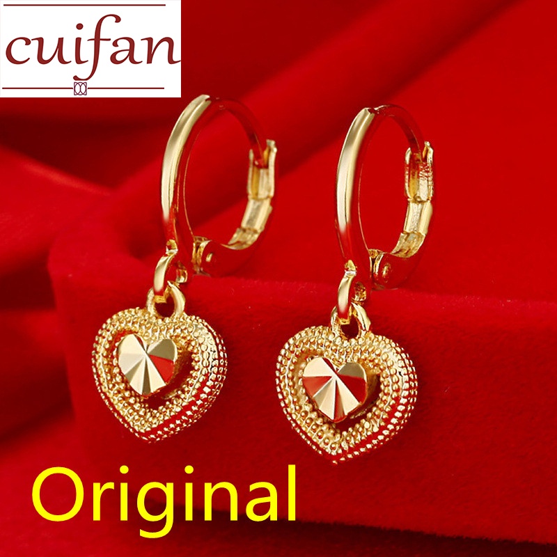 18K Saudi Gold pawnable Earrings for Women Nasasangla Variety of ...