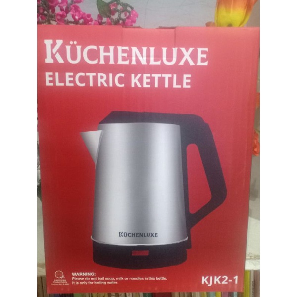 Kuchenluxe Electric Kettle ( available WHITE) Shopee Philippines
