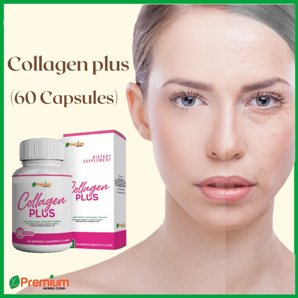 COD Premium Herbs Collagen Plus Gluta Vitamin C and E 60 capsules ...