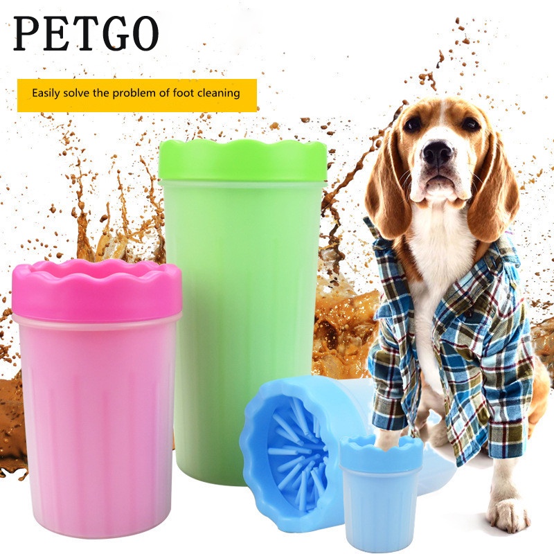 PETGO Pet Foot Washing Cup Dog Paw Cleaner Cups for Quickly Clean Pet Dirty Paw Pet Foot Wash