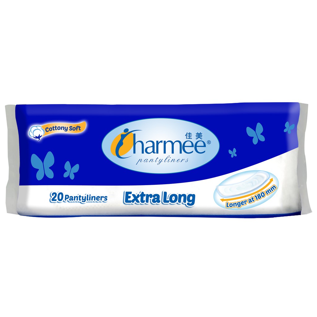 Charmee Extra Long Pantyliner 20s Shopee Philippines