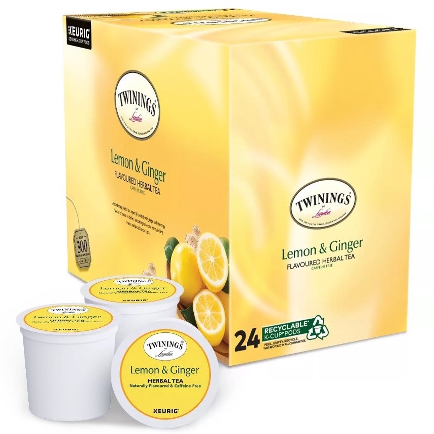 Lemon ginger tea k cups best sale